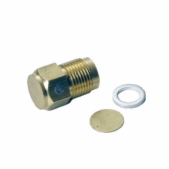 Tapón Fusible M12x1 Con Disco Estallido Y Anillo Sello Aspro