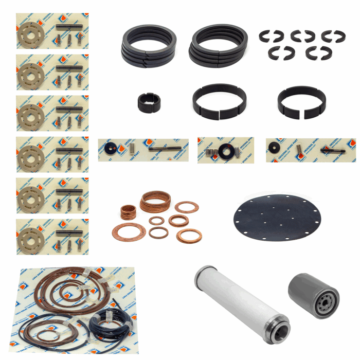 Kit Mantenimiento Compresor Gnc Aspro 115-3-12 | 10000 Horas