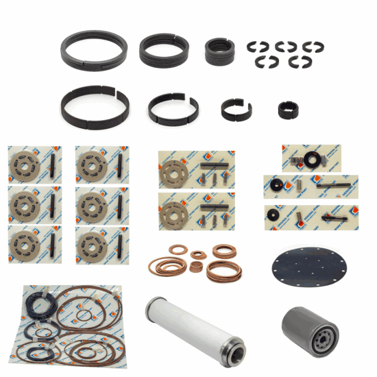 Kit Mantenimiento Compresor Gnc Aspro 115-4 | 10000 Horas