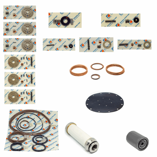 Kit Mantenimiento Compresor Gnc Aspro 70-4 | 4.000 Horas